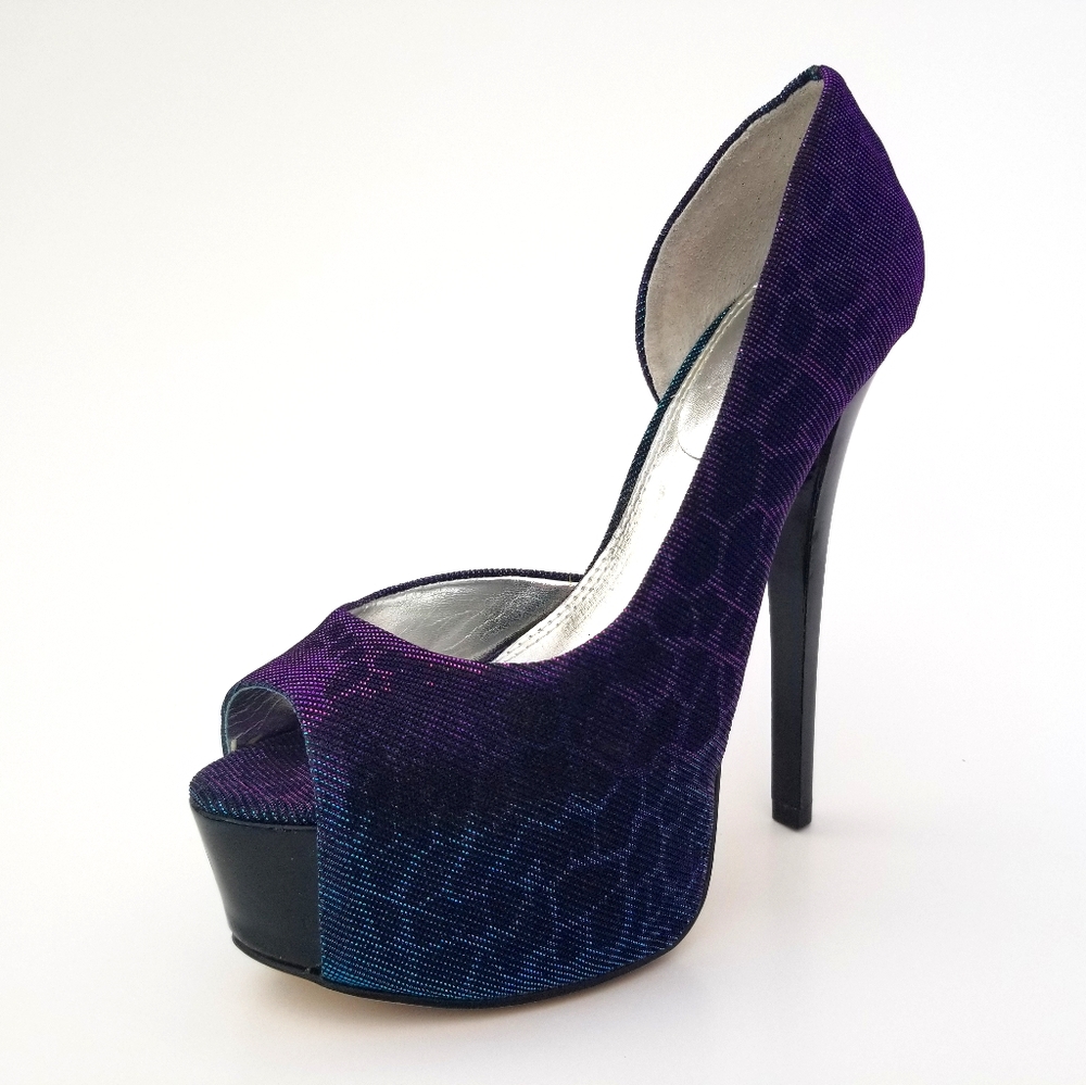 Iridescent Leopard Print "Nightlife" Stilettos 6